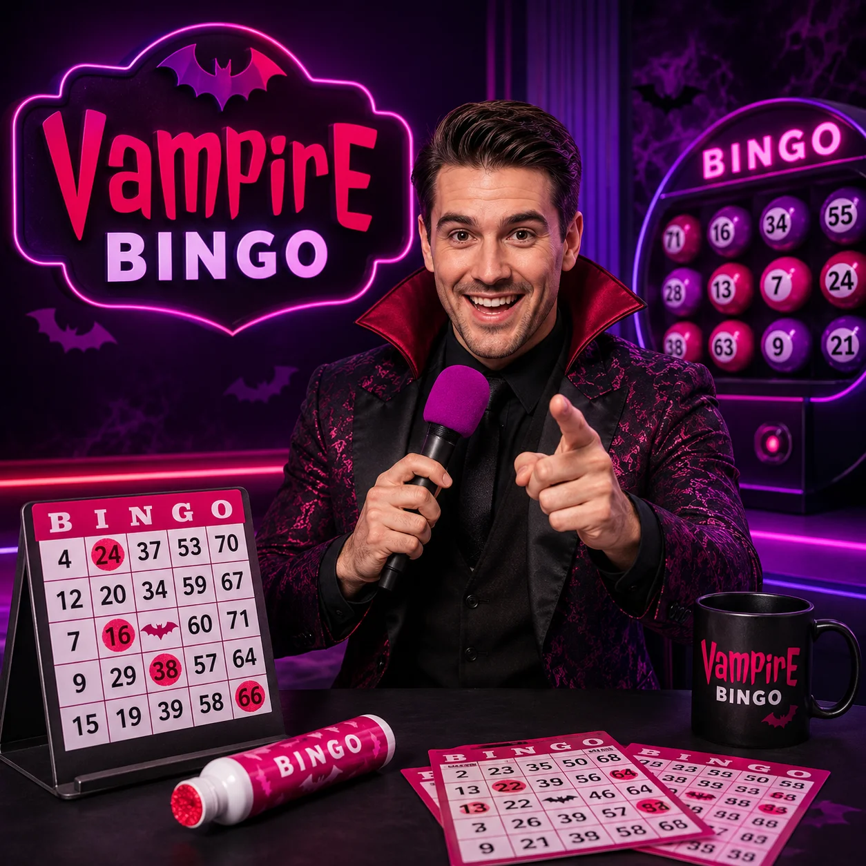 Dab and Blab Live bingo